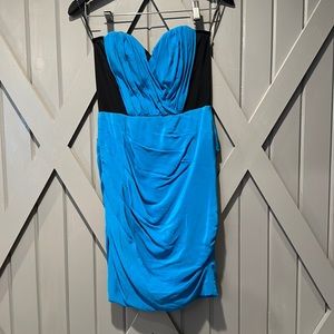 Strapless cocktail dress